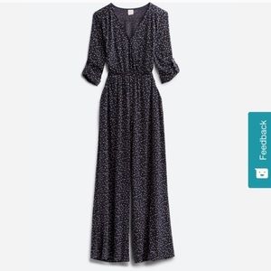 Kaileigh Leona Roll Tab Knit Jumpsuit